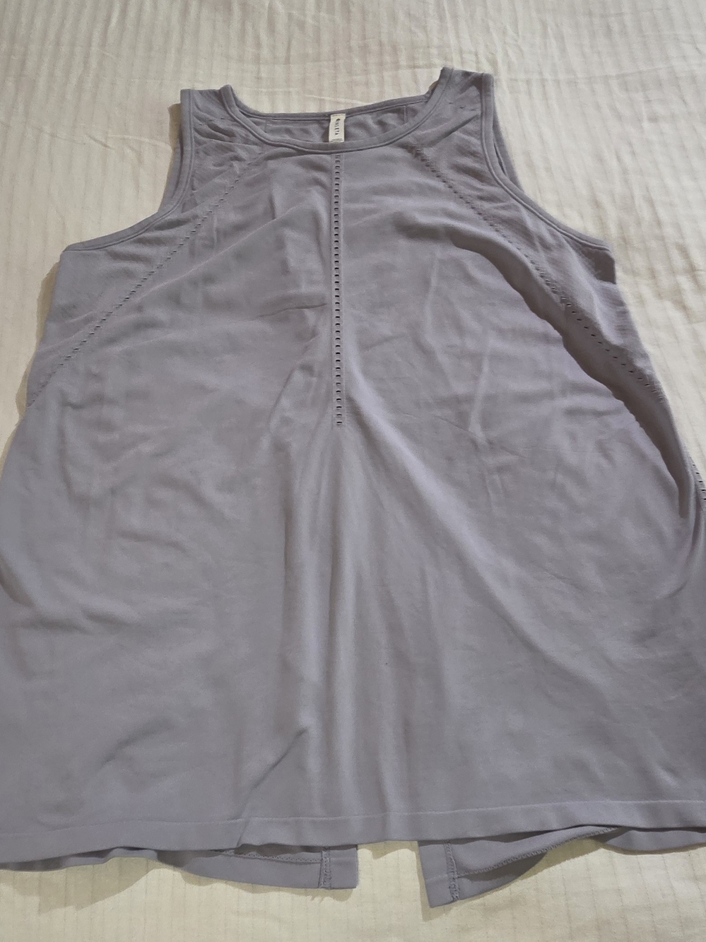 Athleta Foothill Seamless Tank Top Size LRG Muted Lilac Women’s Activewear